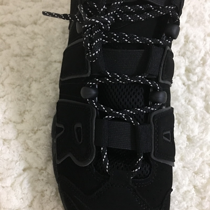 Authentic  Nike Air More Uptempo 3M “Triple Black”